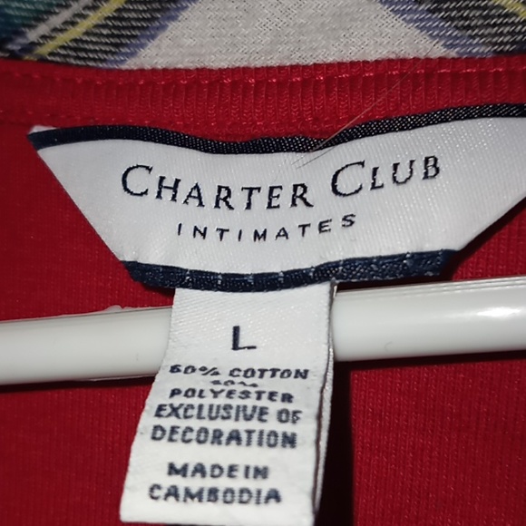 Carter Club intimate Red Man's pajama shirt - Picture 3 of 4